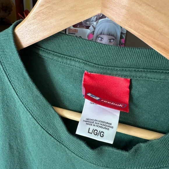 Vintage Reebok New York Jets Football T-Shirt Green Men’s L - Picture 2 of 7